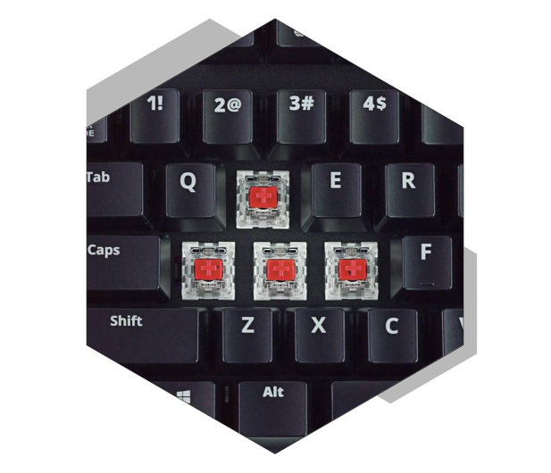 SPC Gear GK540 Magna Kailh Red RGB Pudding Edition - 526987 - zdjęcie 14